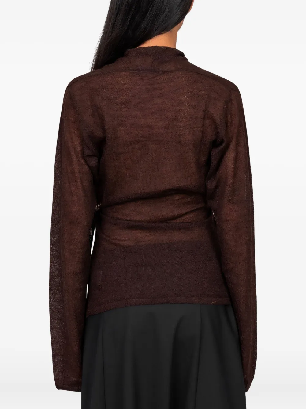 Paloma Wool Wrap Sudi Top In Brown