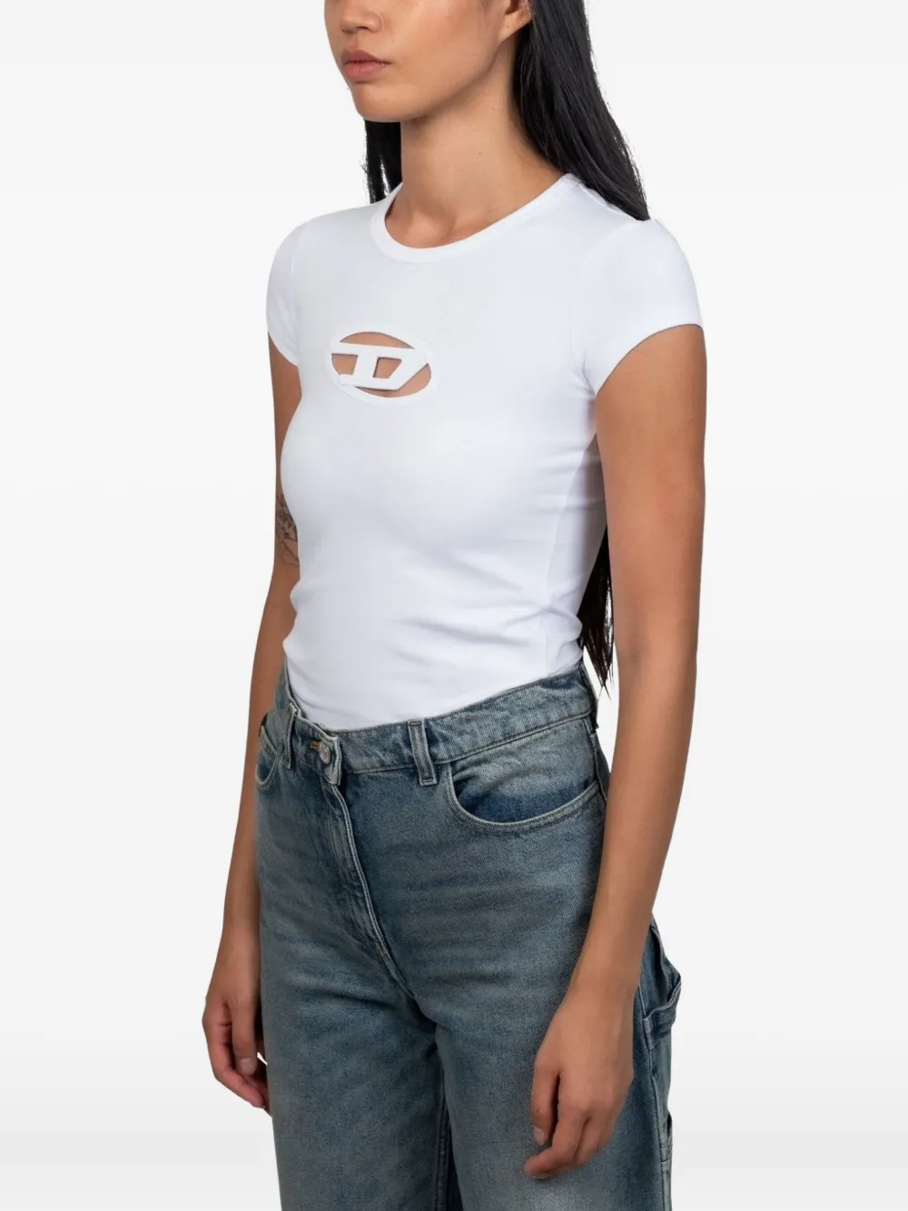 Diesel T-angie T-shirt In White