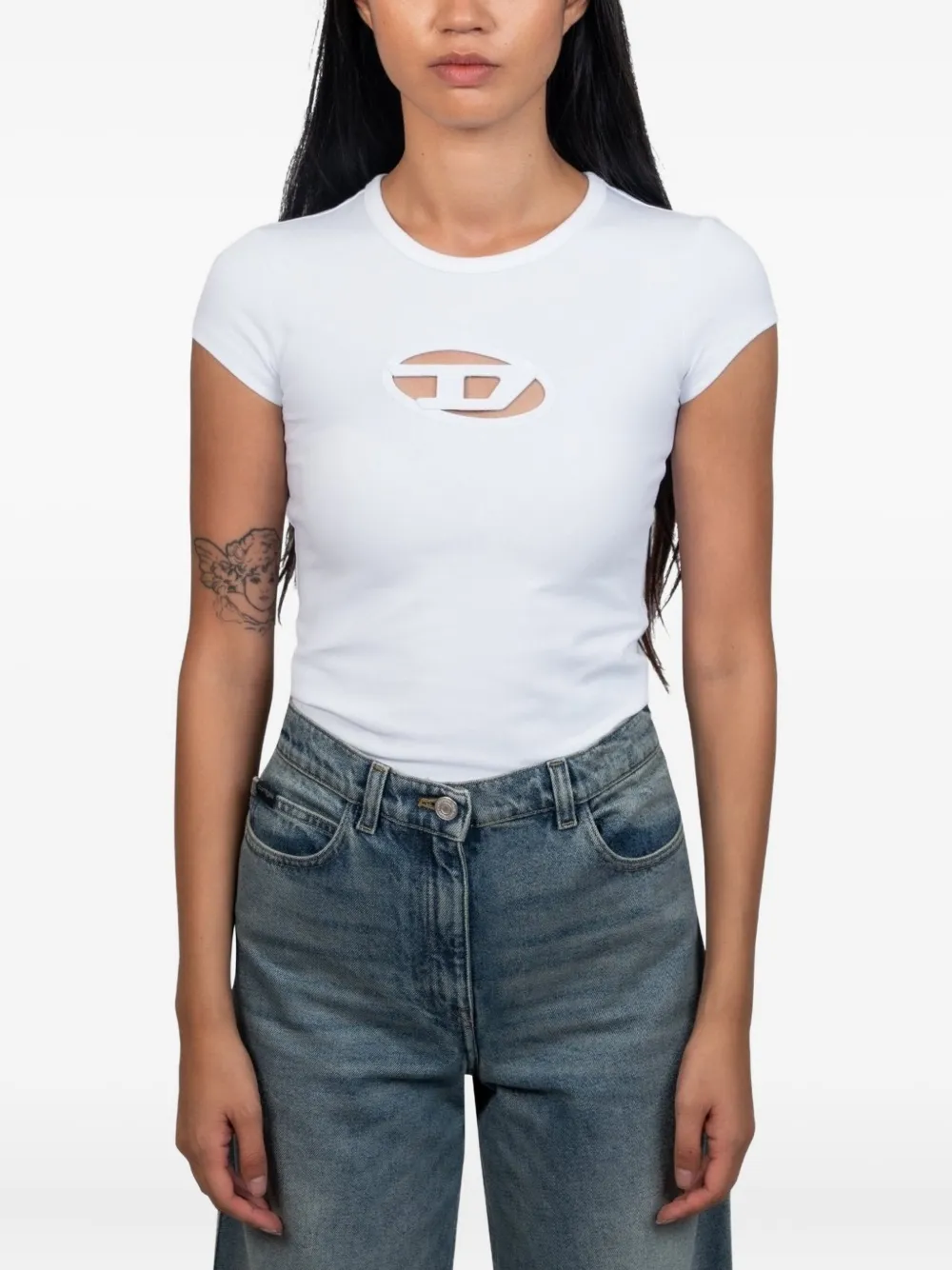 Diesel T-angie T-shirt In White