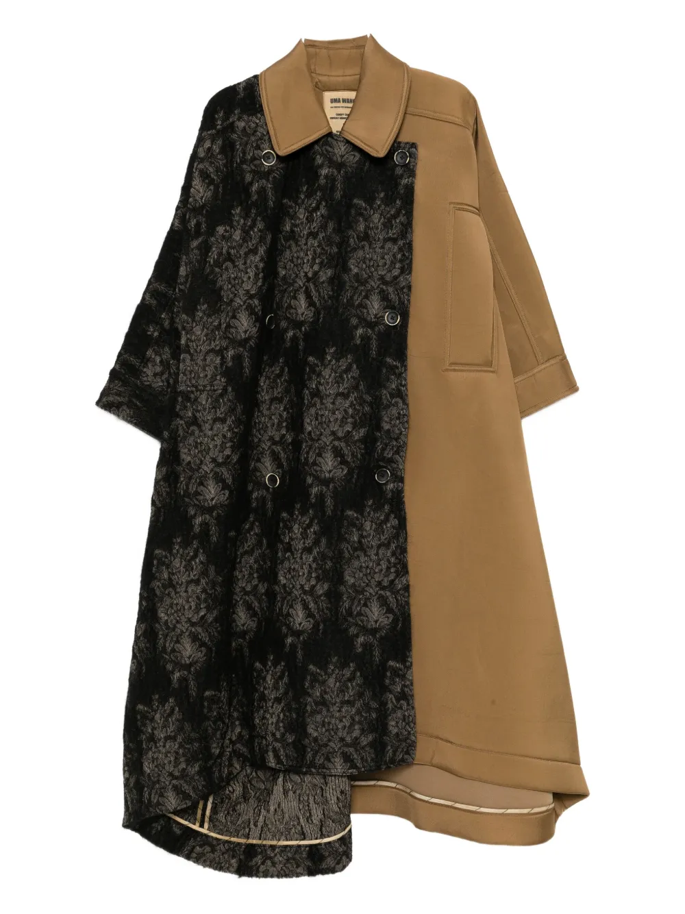 Uma Wang Canopy Coat In Brown