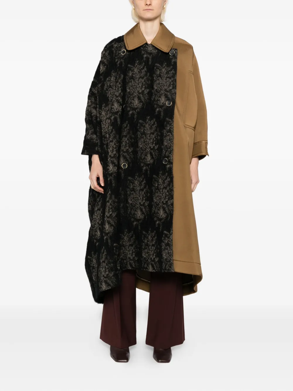 Uma Wang Canopy Coat In Brown