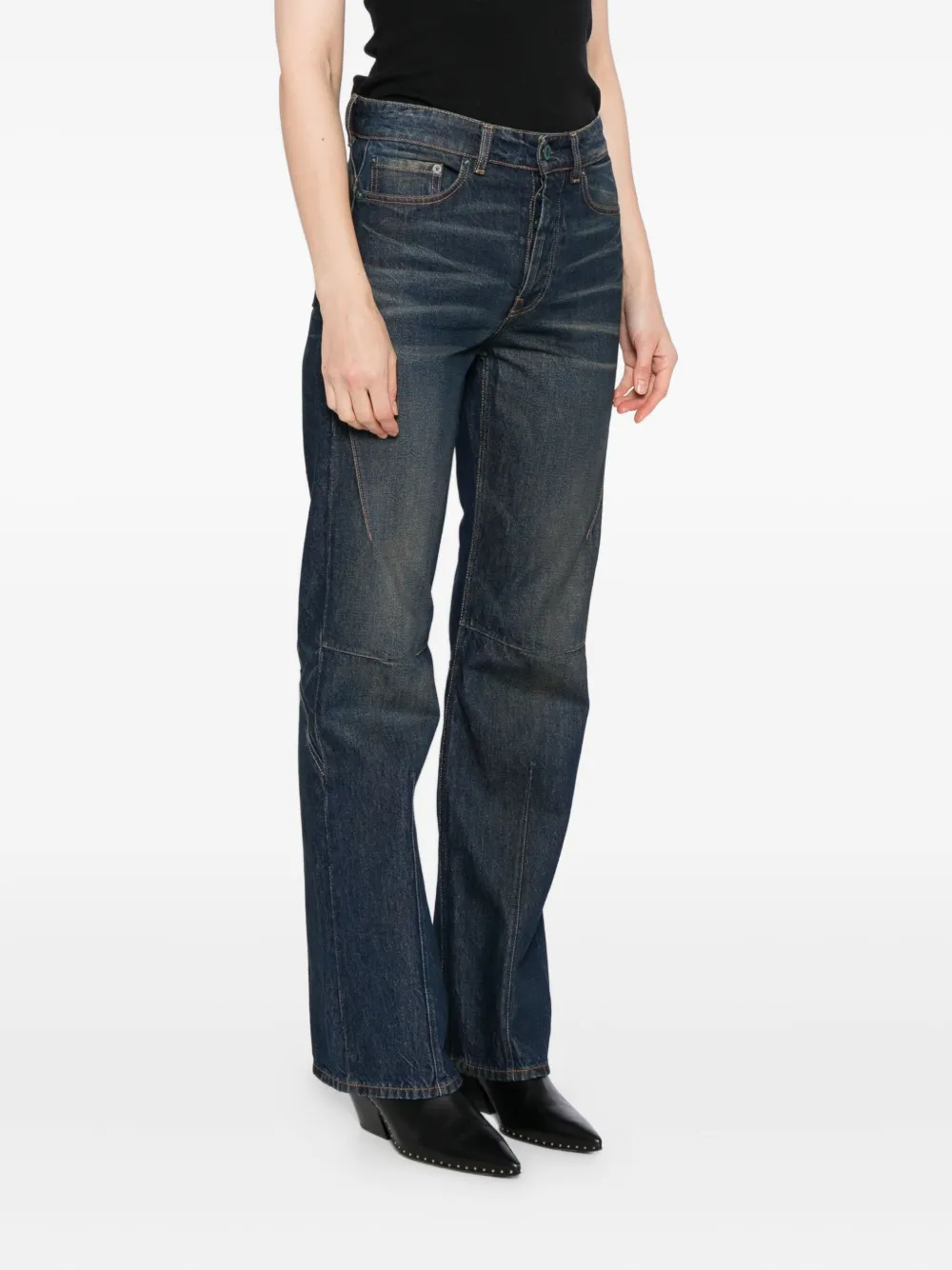 OUR LEGACY Moto Cut jeans Blauw