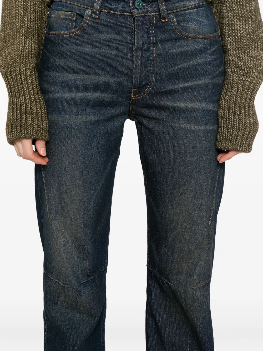 OUR LEGACY Moto Cut jeans Blauw