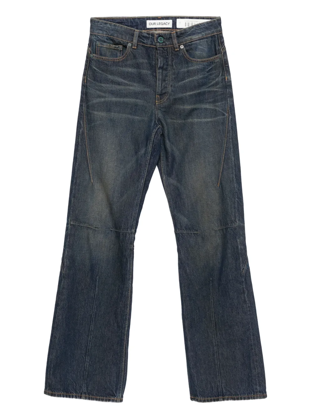 OUR LEGACY Moto Cut jeans - Blu