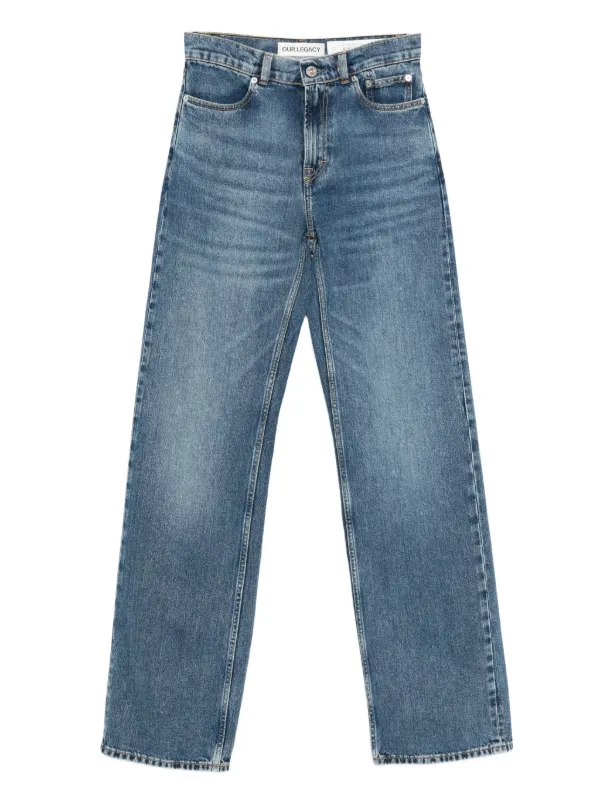 OUR LEGACY Wata Cut Jeans | Blue | FARFETCH