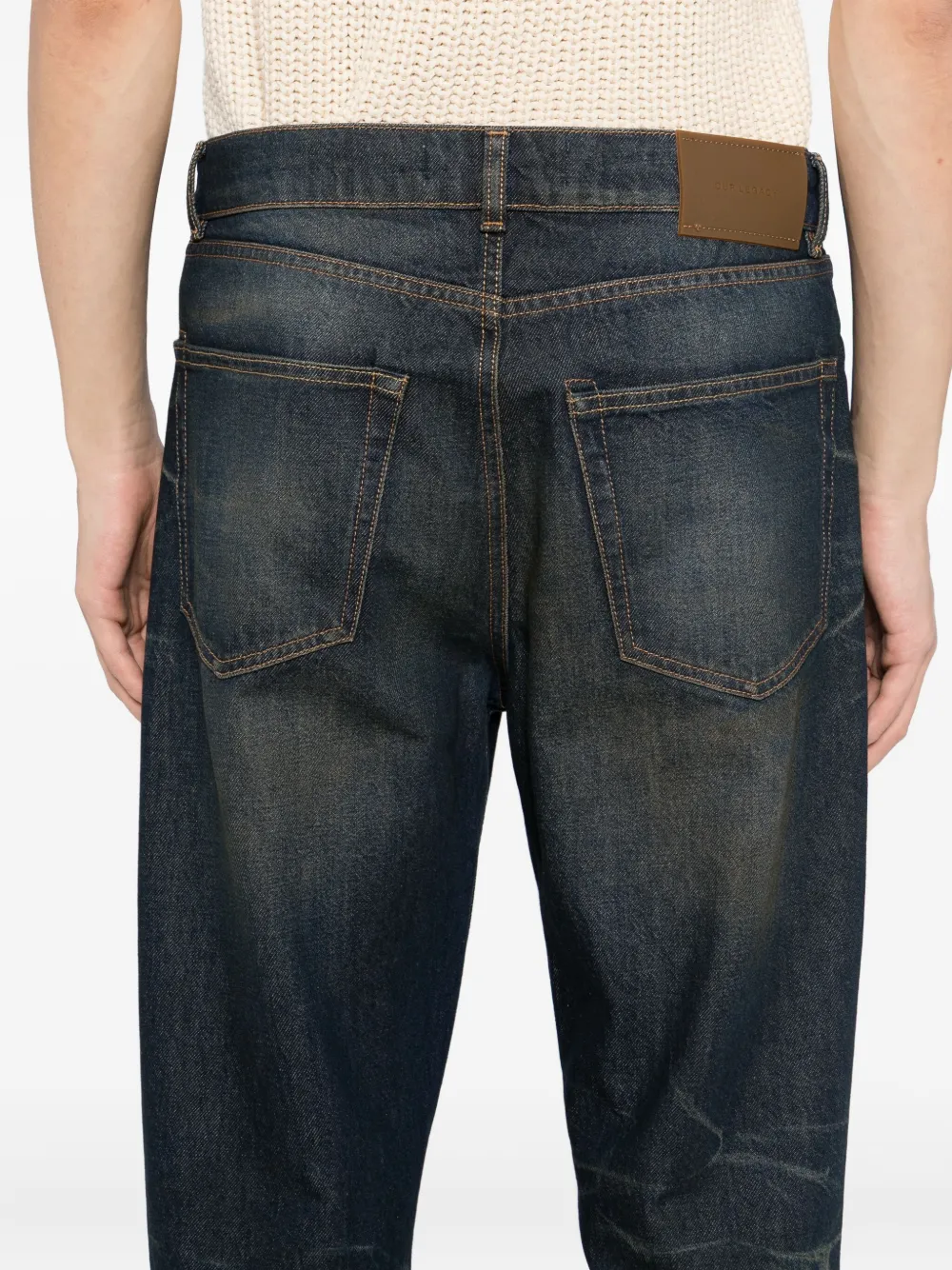 Our Legacy Whiskering-effect Jeans In Blue