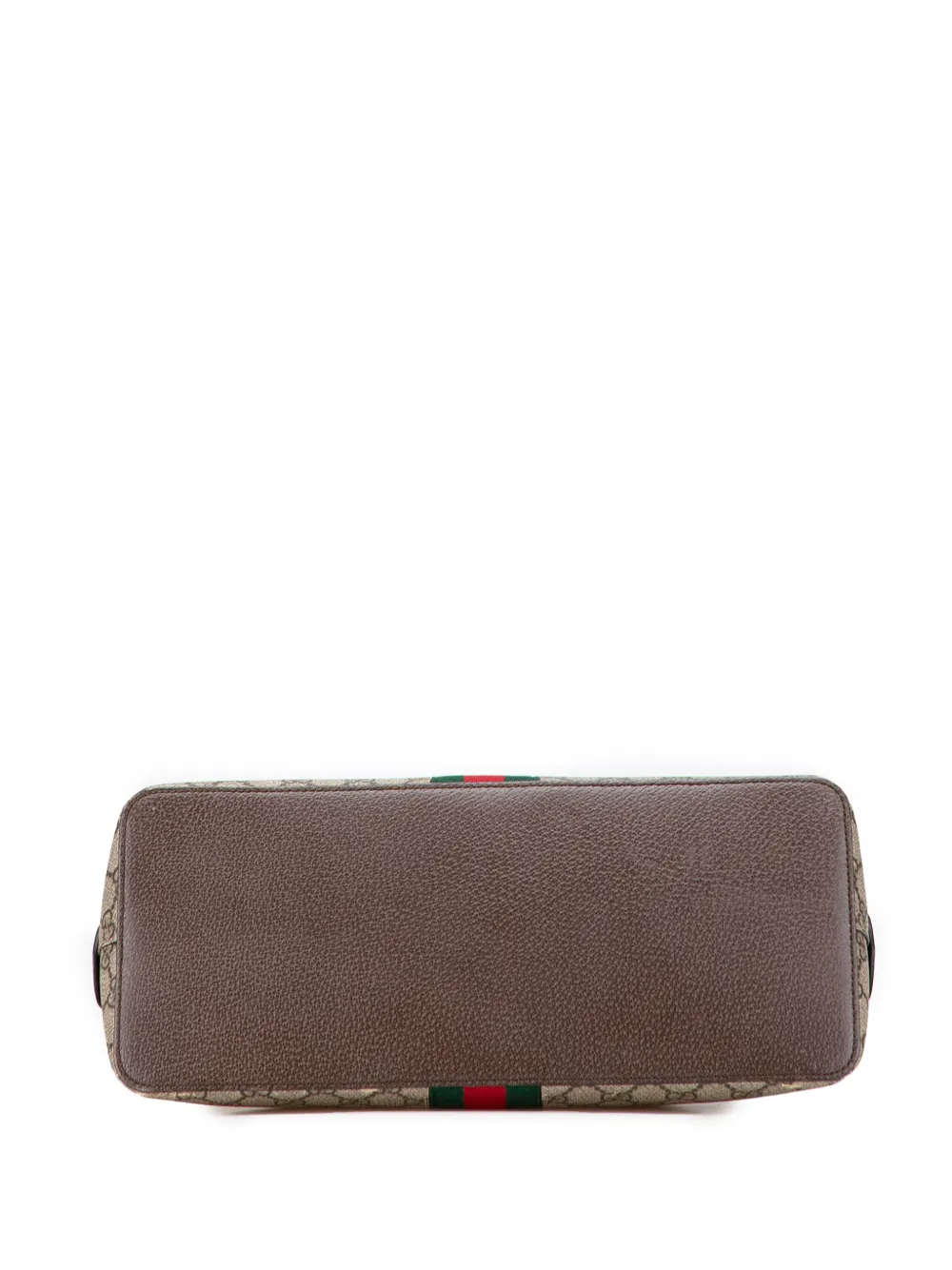 Pre-owned Gucci 2000-2015 Medium Gg Supreme Ophidia Web Satchel In Brown