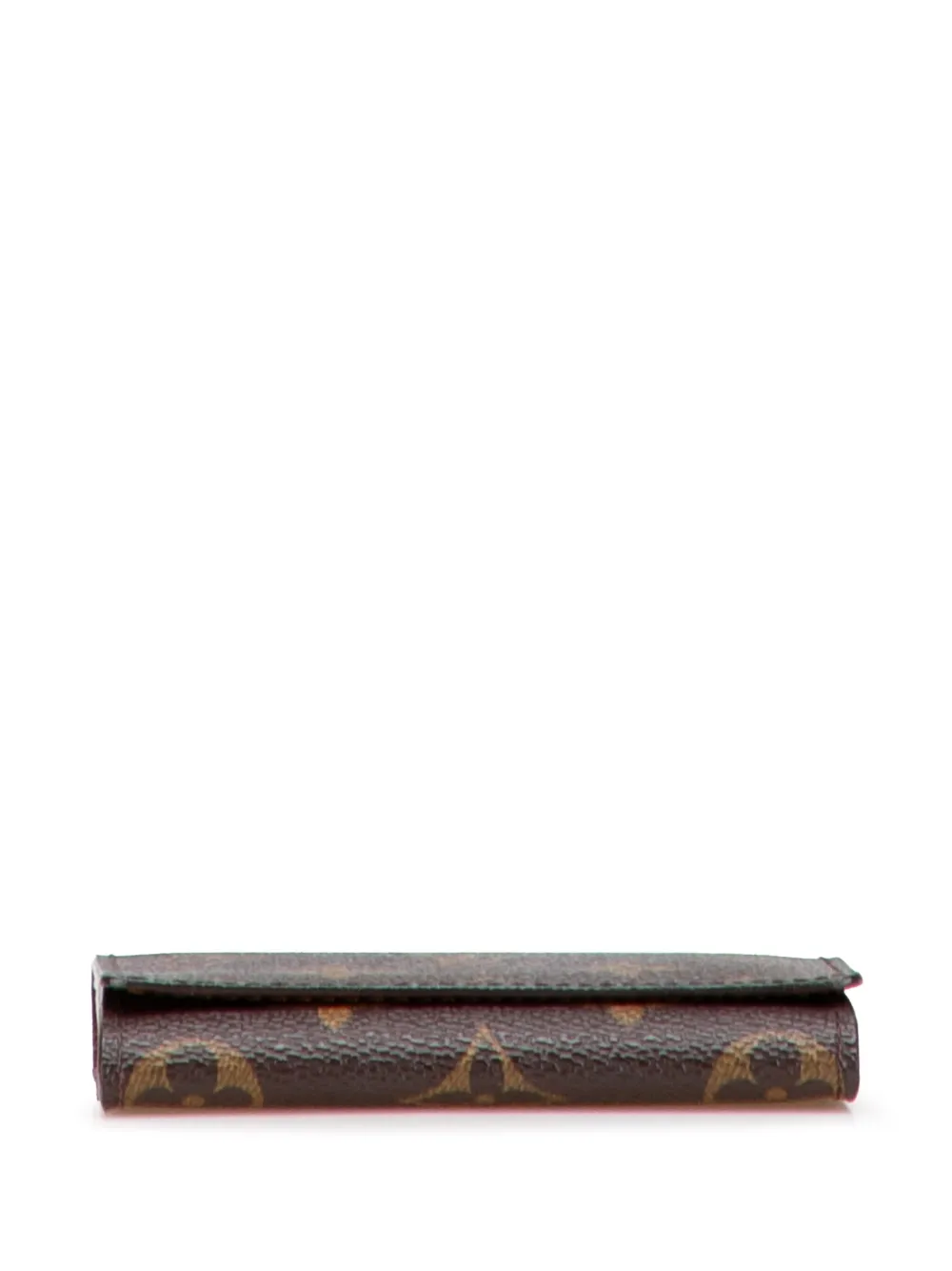 Pre-owned Louis Vuitton 2003 Monogram Envelope Business Card Holder In Brown