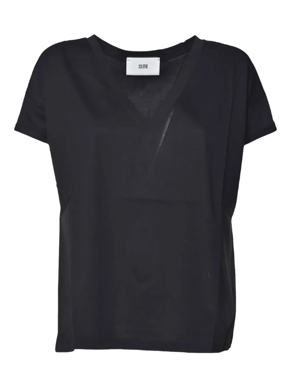 SOLOTRE V-neck T-shirt | Black | Image 1