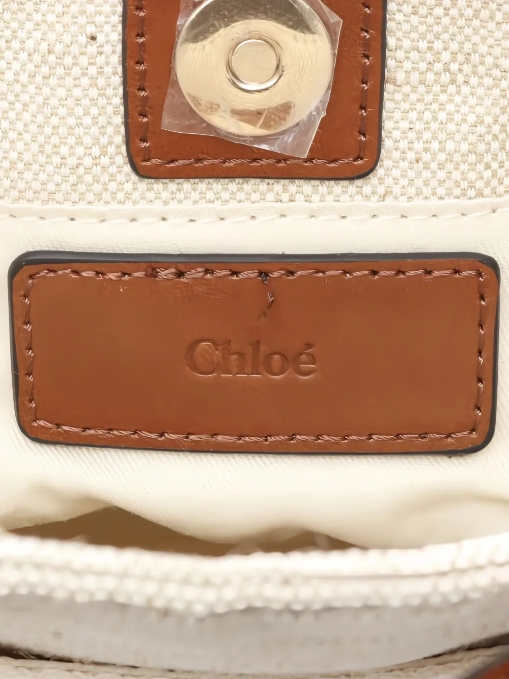 Pre-owned Chloé 2way Canvas Tote Bag In Neutral