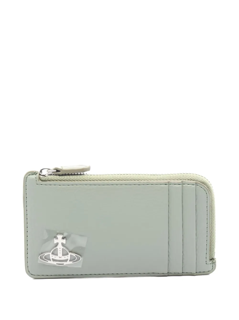 Vivienne Westwood Pre-Owned Orb leather coin purse | Green | Image 1
