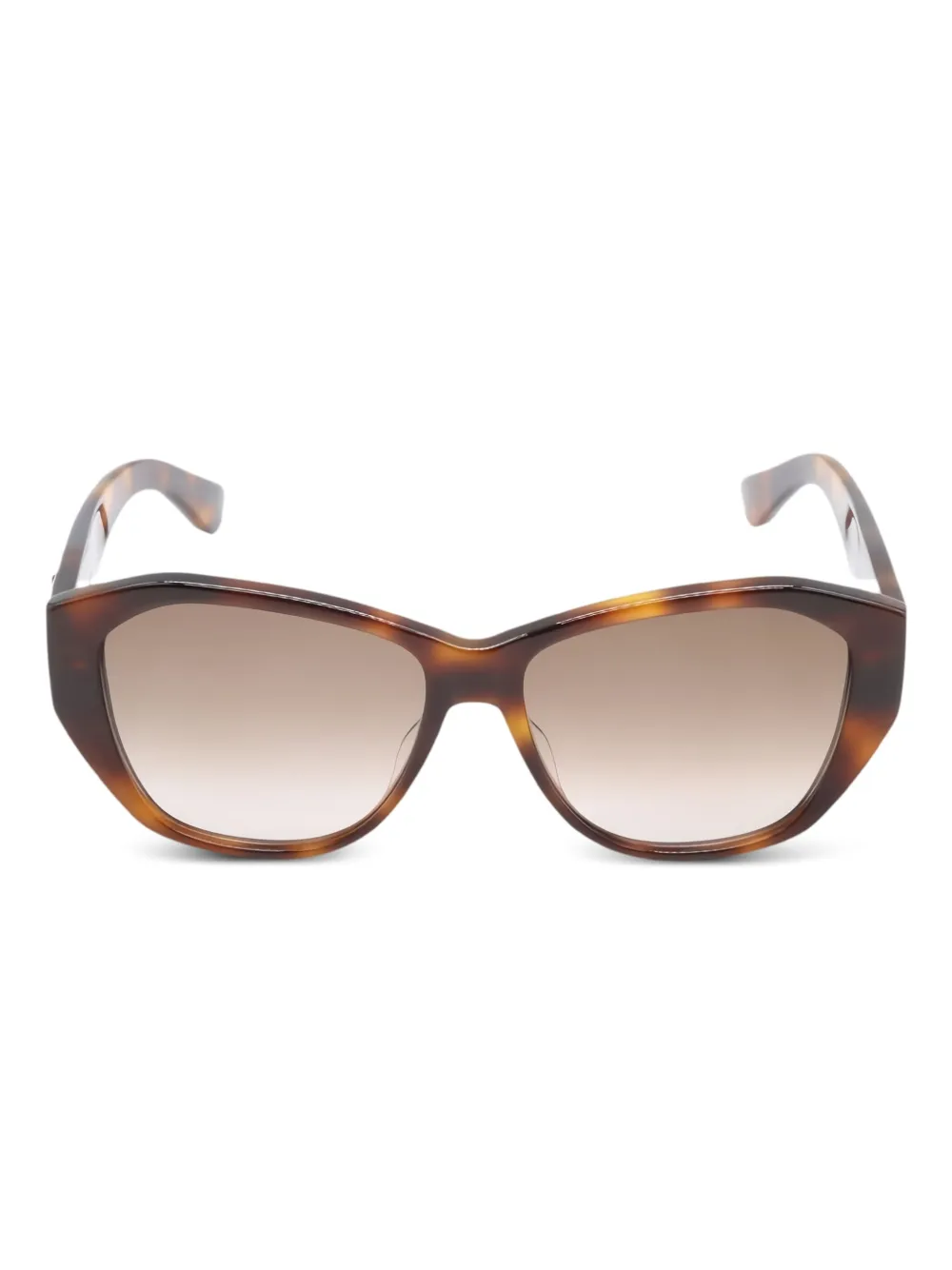 Saint Laurent Pre-Owned 2020s logo detail sunglasses | Brown | Image 1