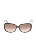 Gucci Pre-Owned 2000s square-frame gradient sunglasses - Brown