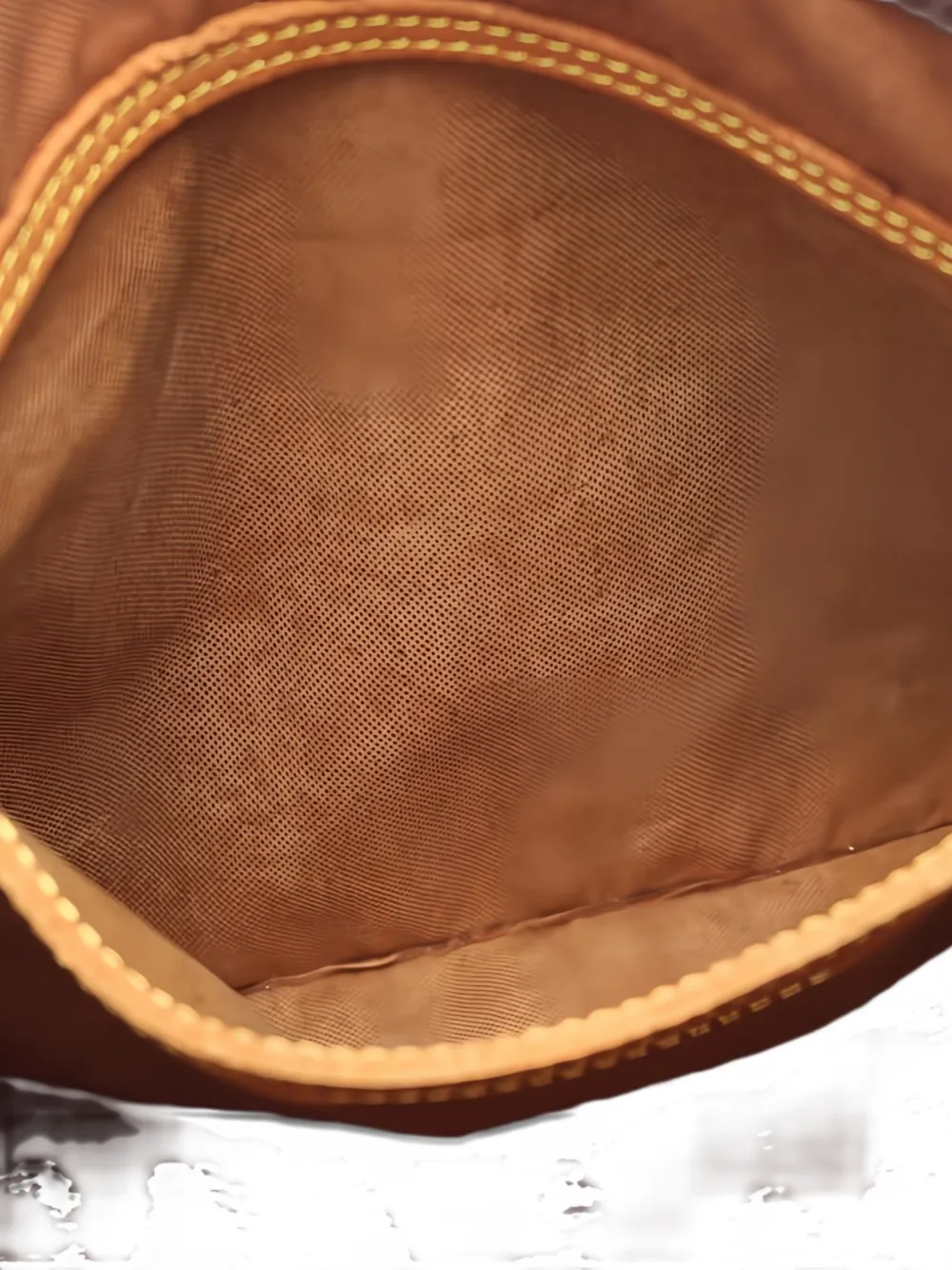 Pre-owned Louis Vuitton 1994 Monogram Flannery 45 Shoulder Bag In Brown