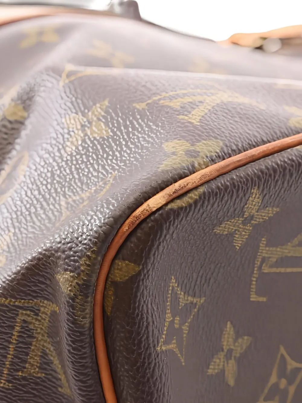Pre-owned Louis Vuitton 1994 Monogram Flannery 45 Shoulder Bag In Brown