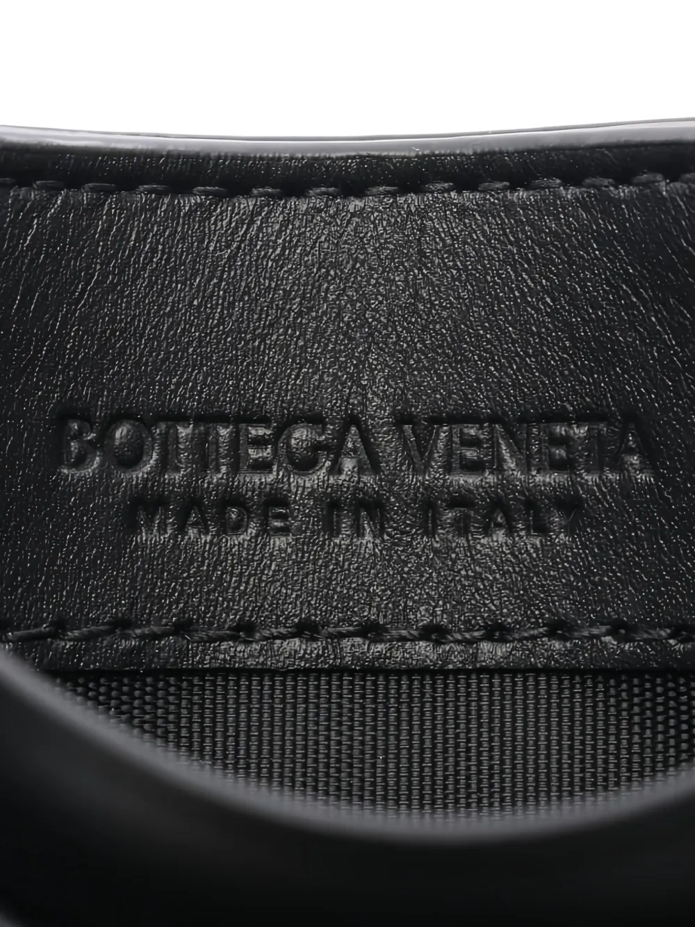 Bottega Veneta Pre-Owned 2000s Intrecciato leren pasjeshouder Zwart