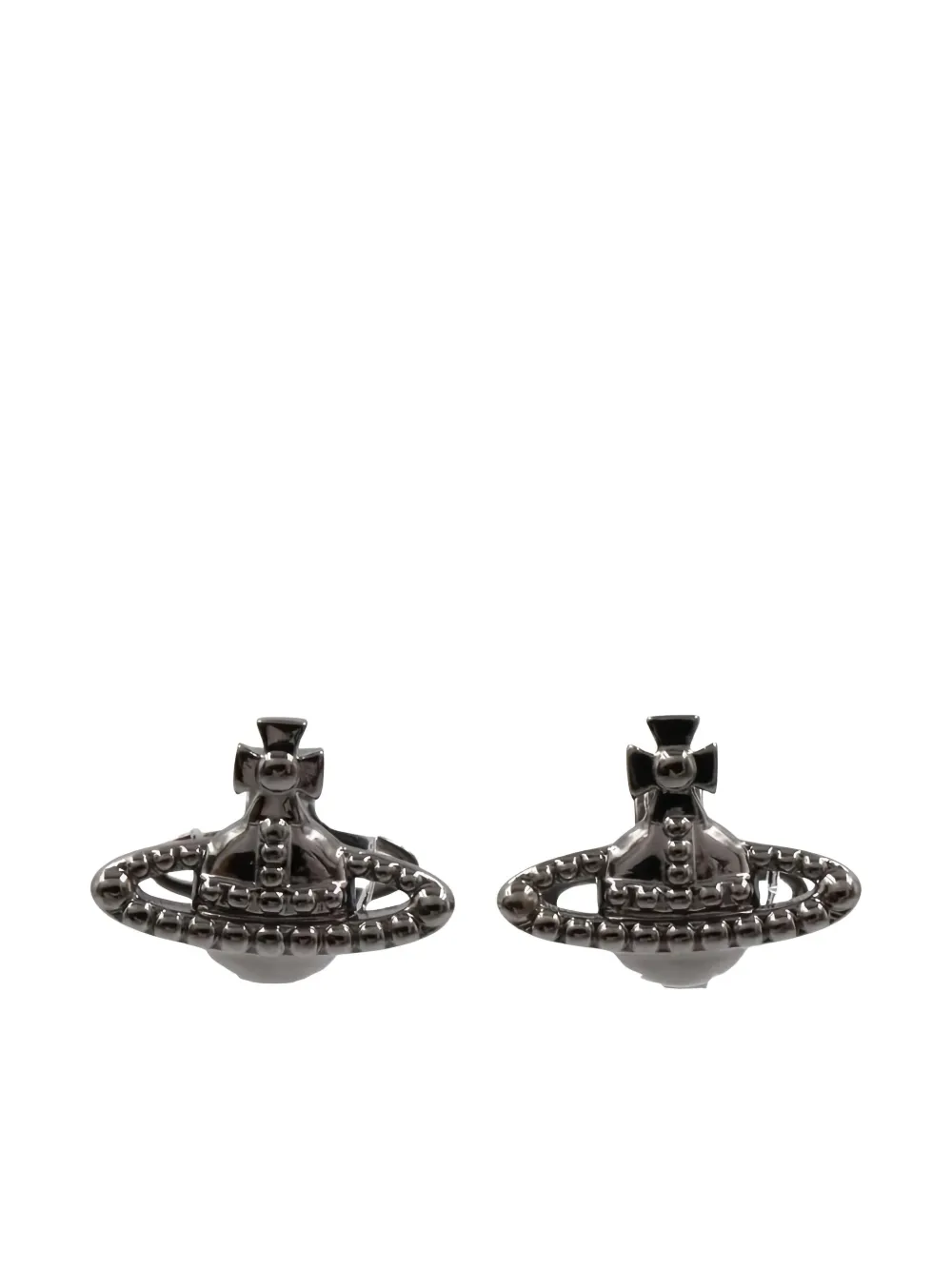 Vivienne Westwood Pre-Owned 2020s orb stud earrings | Silver | Image 1