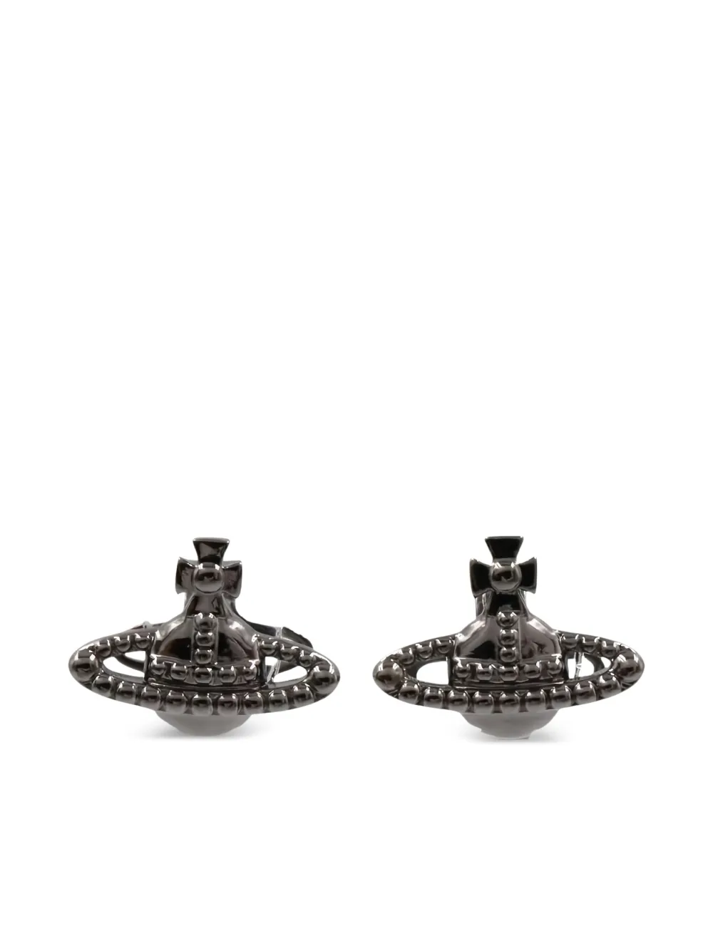 Vivienne Westwood Pre-Owned 2020s orb stud earrings | Silver | Image 1