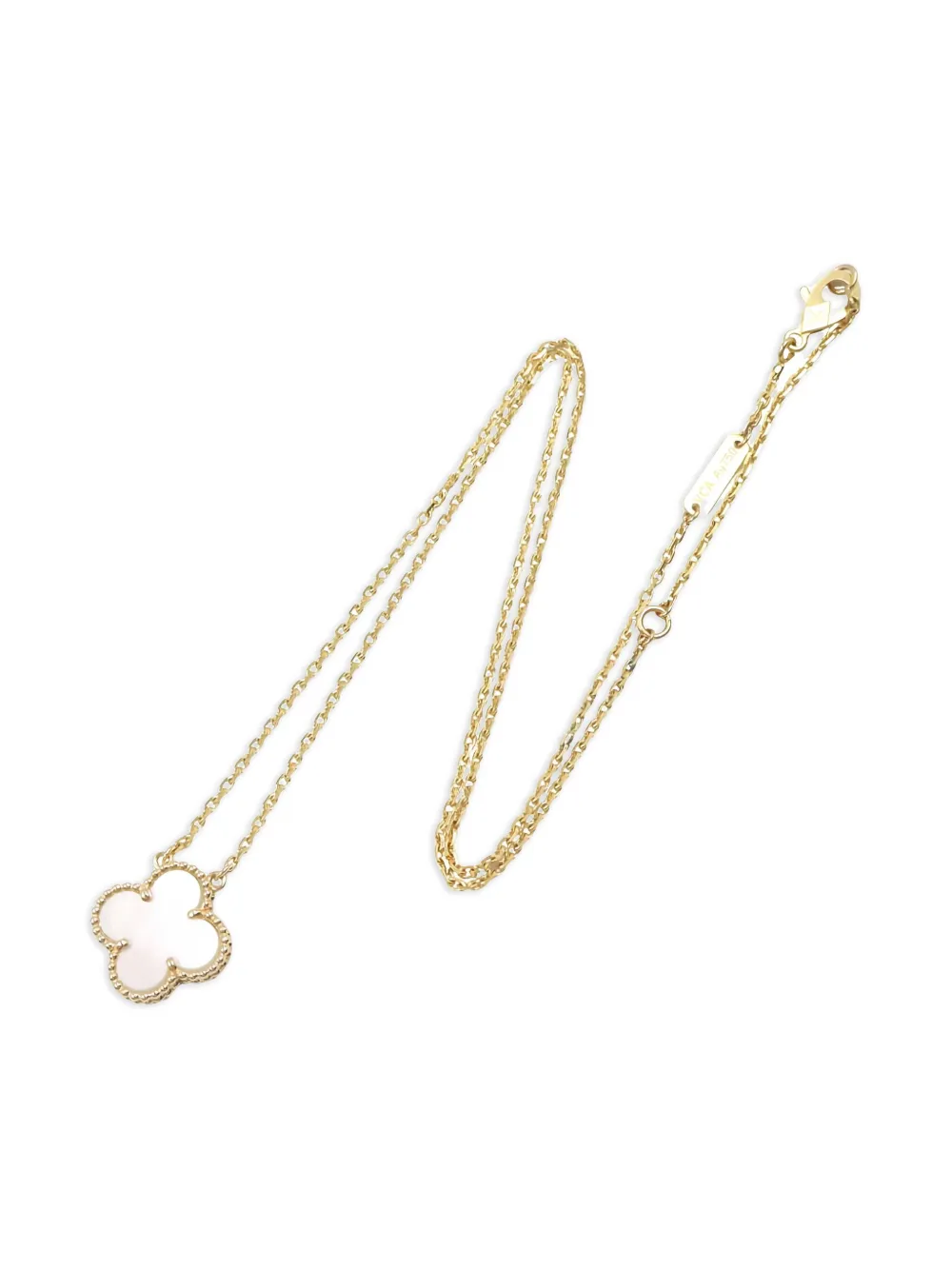 Van Cleef & Arpels Pre-Owned 2010s 18K yellow gold Alhambra Mother Of Van Cleef & Arpels Pre-Owned 2010s 18K yellow gold Alhambra Mother Of