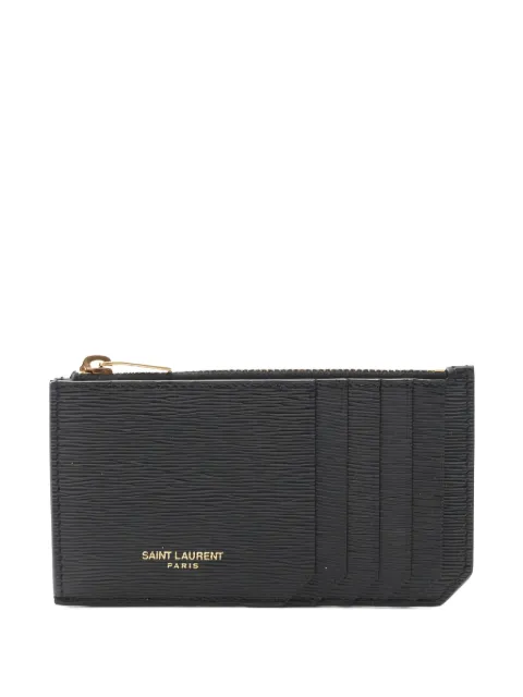 Saint Laurent Pre-Owned 2000s Fragment leather coin purse