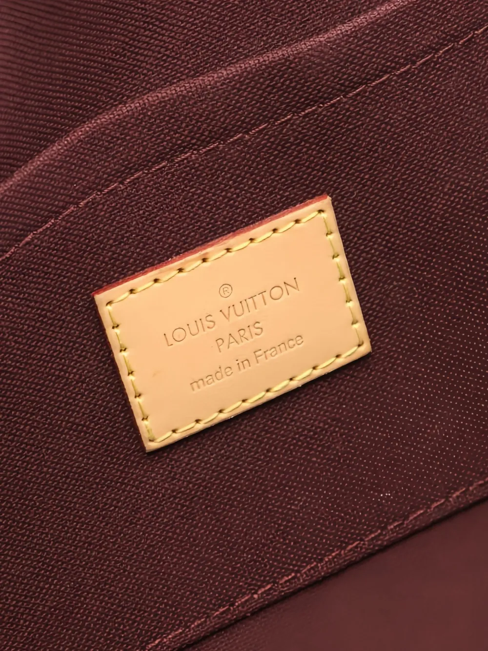 Pre-owned Louis Vuitton 2015 Monogram Mini Pochette Accessoires Handbag In Brown