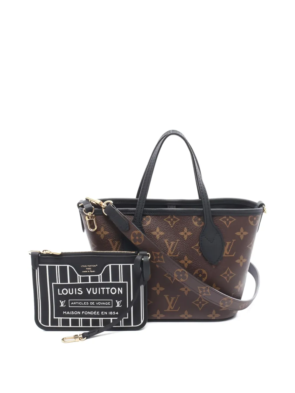 Louis Vuitton Pre-Owned 2021 Neverfull Inside Out BB reversible two-way handbag - Marrone