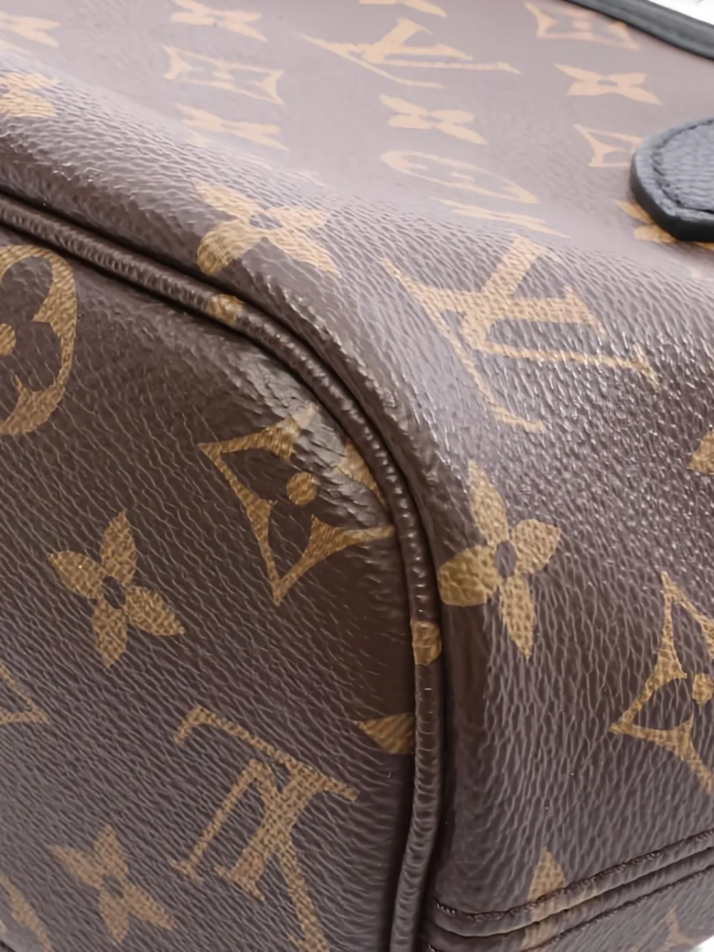 Pre-owned Louis Vuitton 2021 Neverfull Inside Out Bb Reversible Two-way Handbag In Brown