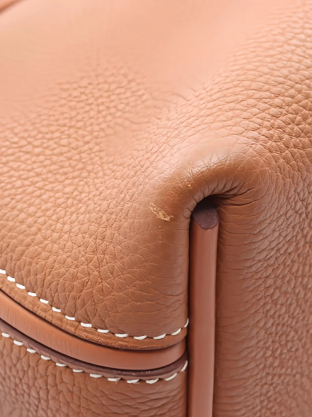 Pre-owned Hermes 2020 Sack 24/24 Van Quatre 29 Gold Tote Bag In Brown
