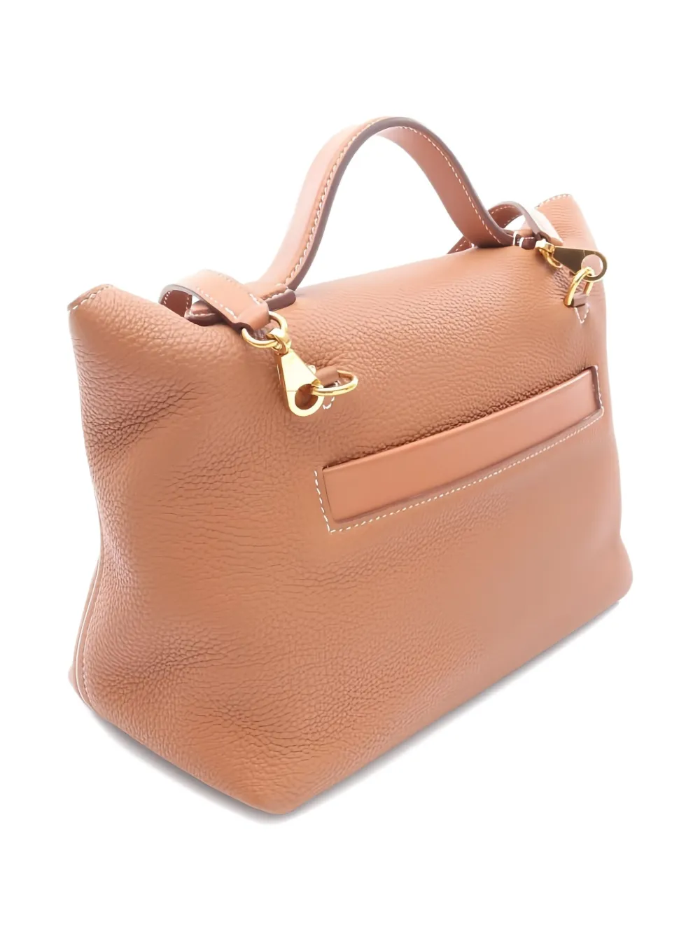 Pre-owned Hermes 2020 Sack 24/24 Van Quatre 29 Gold Tote Bag In Brown