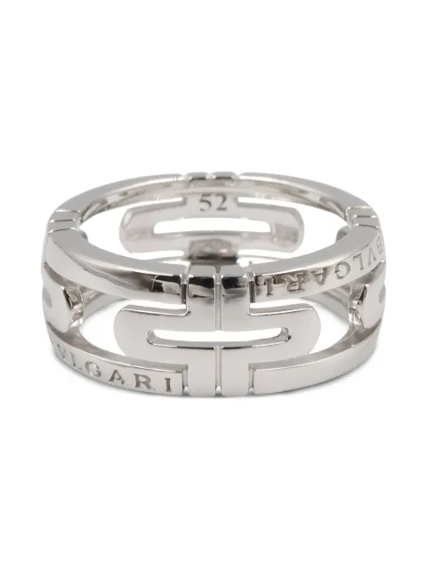 Bvlgari Pre-Owned 18K white gold Parentesi ring