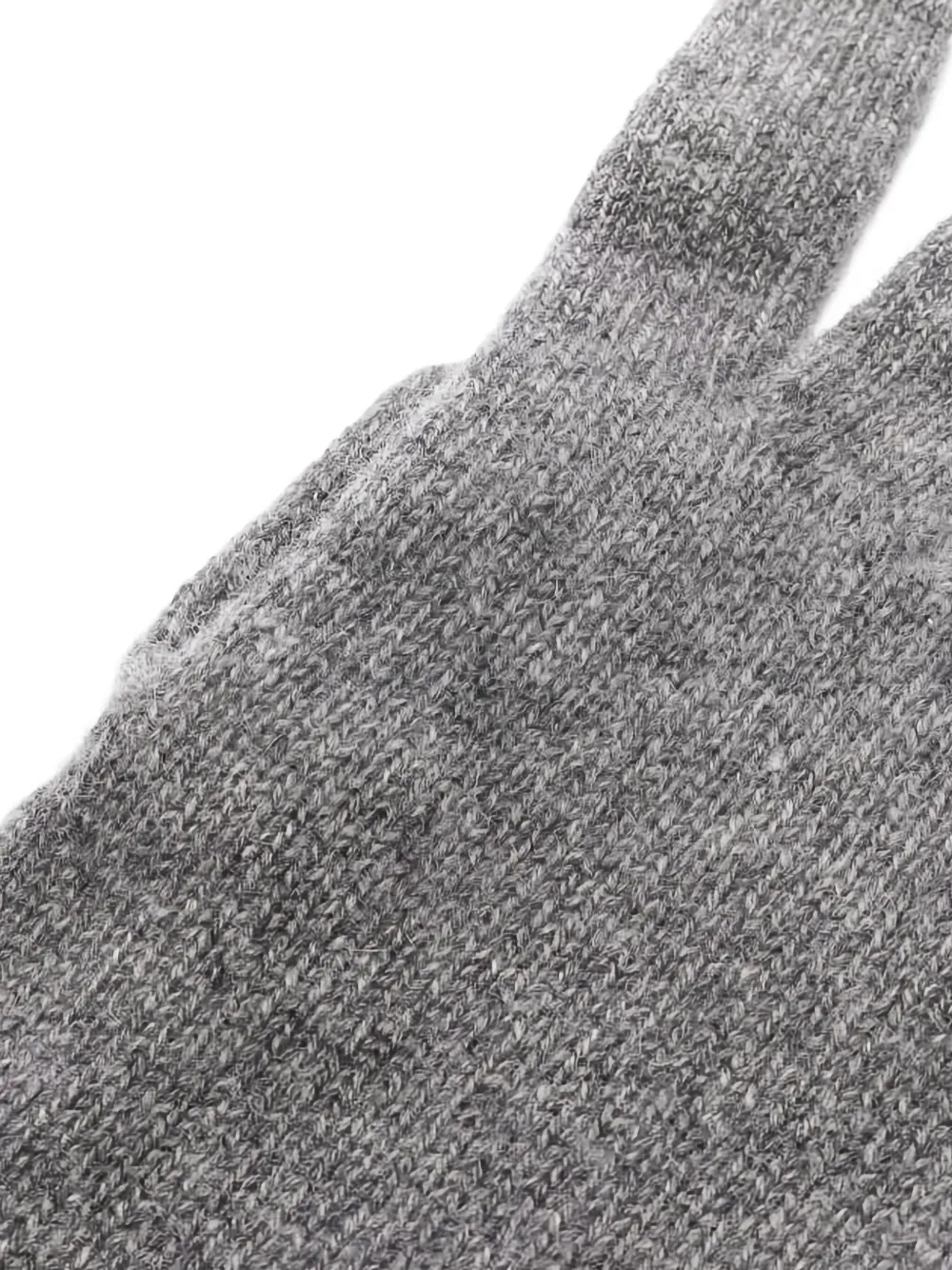 Pre-owned Hermes Heaven Chaîne D'ancre Gloves In Gray