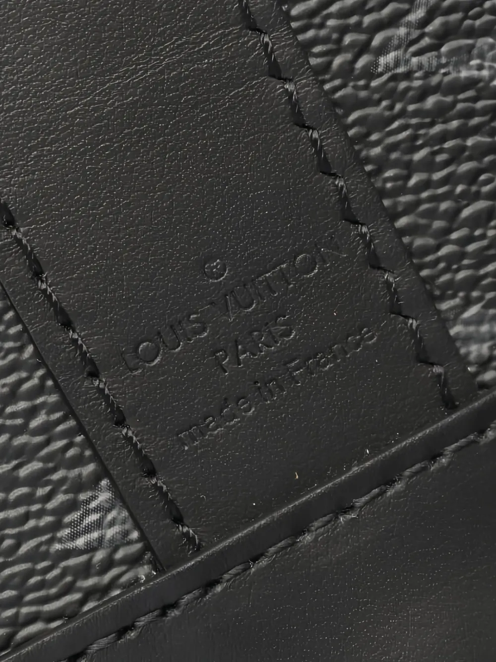 Pre-owned Louis Vuitton Monogram Eclipse Shoulder Bag In Black