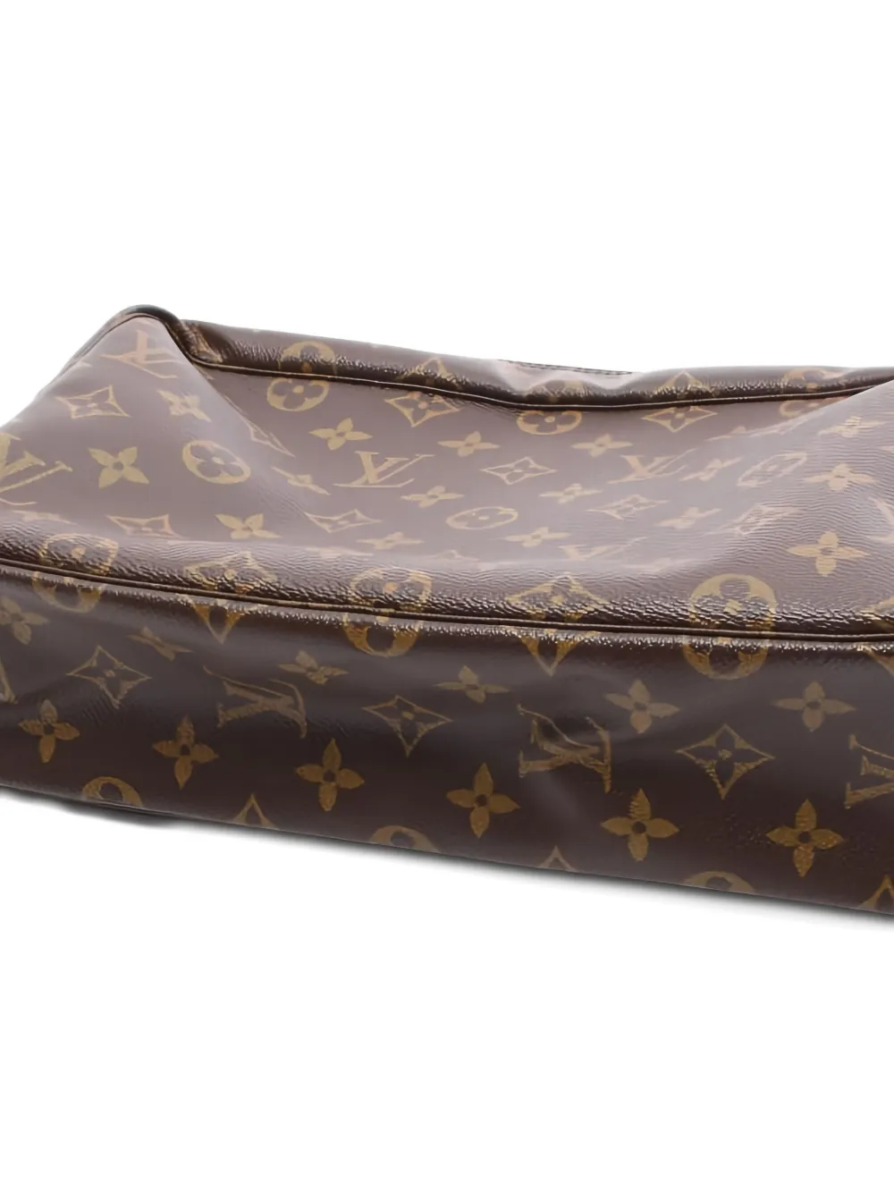 Pre-owned Louis Vuitton 1991 Truth Toilette 28 Monogram Canvas Pouch In Brown