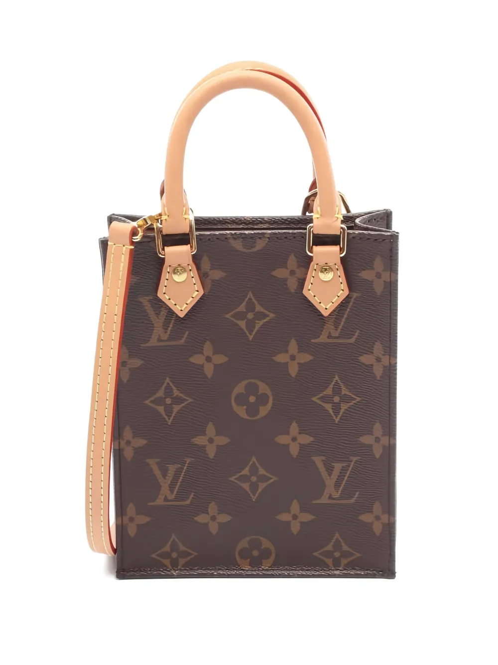 Louis Vuitton Pre-Owned Petite Sac モノグラム ハンドバッグ - ブラウン Louis Vuitton Pre-Owned Petite Sac モノグラム ハンドバッグ - ブラウン
