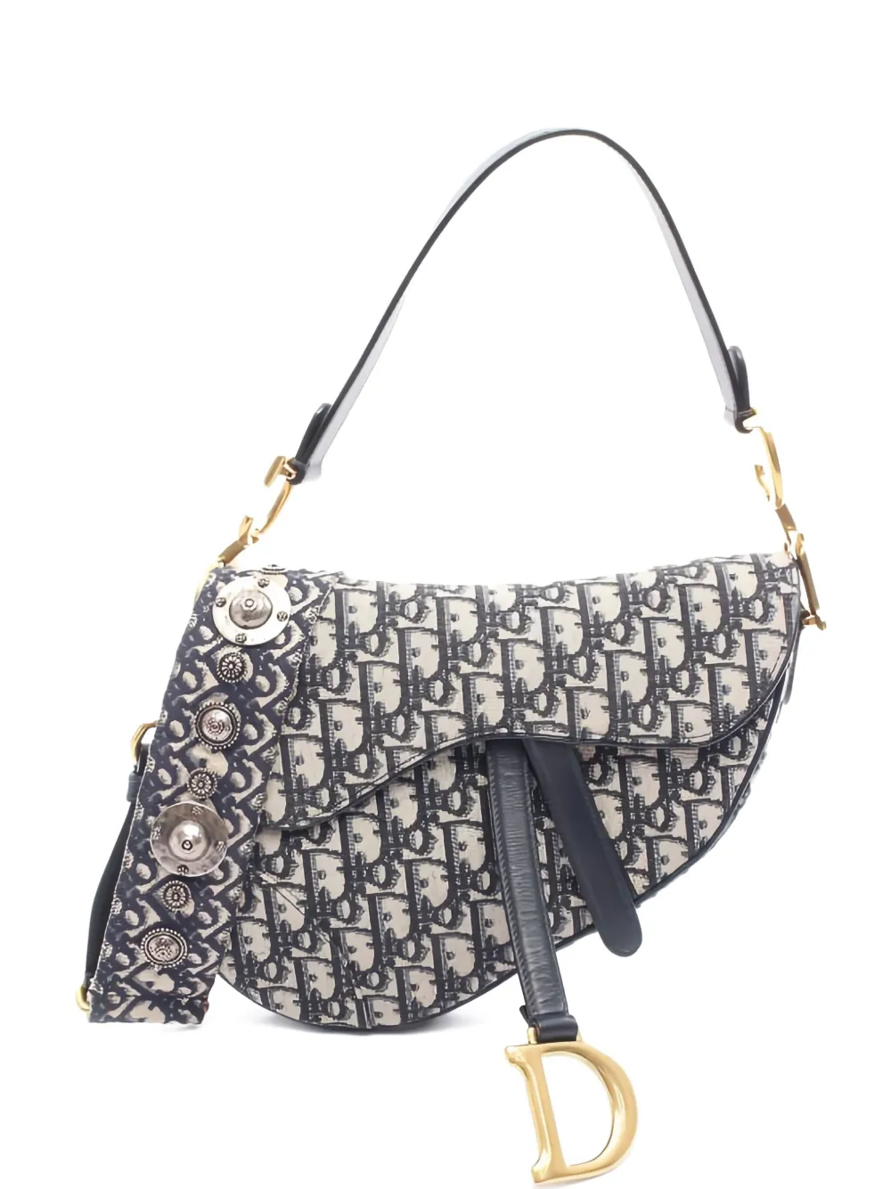 Christian Dior Pre-Owned Saddle two-way handbag | Blue | Image 1