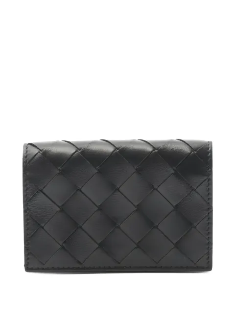 Bottega Veneta Pre-Owned 2020s Intrecciato leather card case