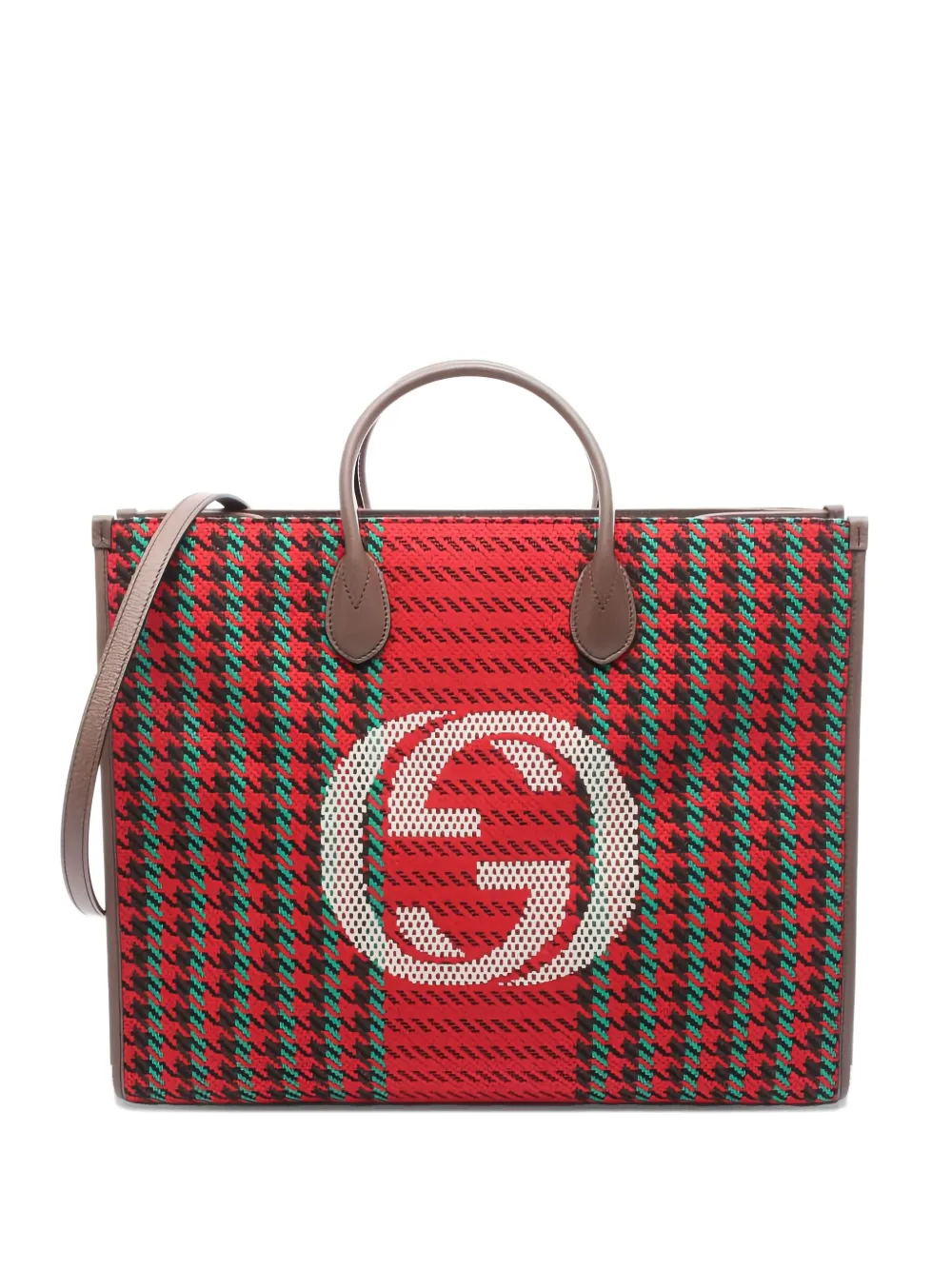Gucci Pre-Owned 2010s Interlocking G tote bag | Red | Image 1