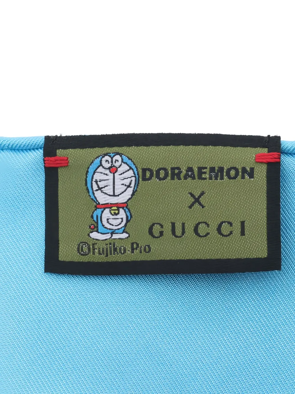 X Doraemon Silk Scarf