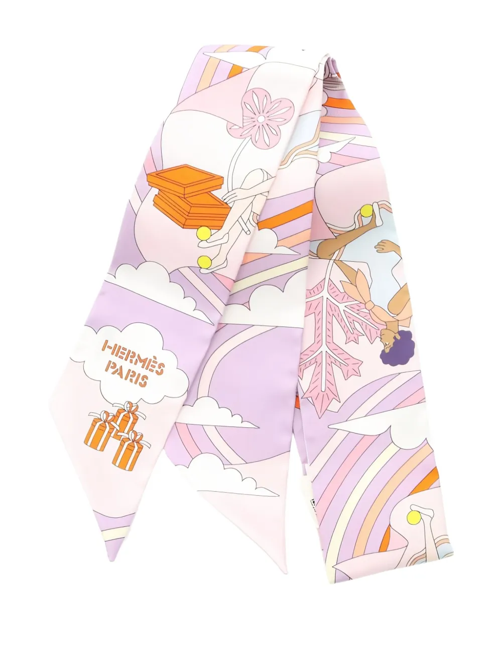 Hermès Pre-Owned Carrés Volants scarf | Pink | Image 1
