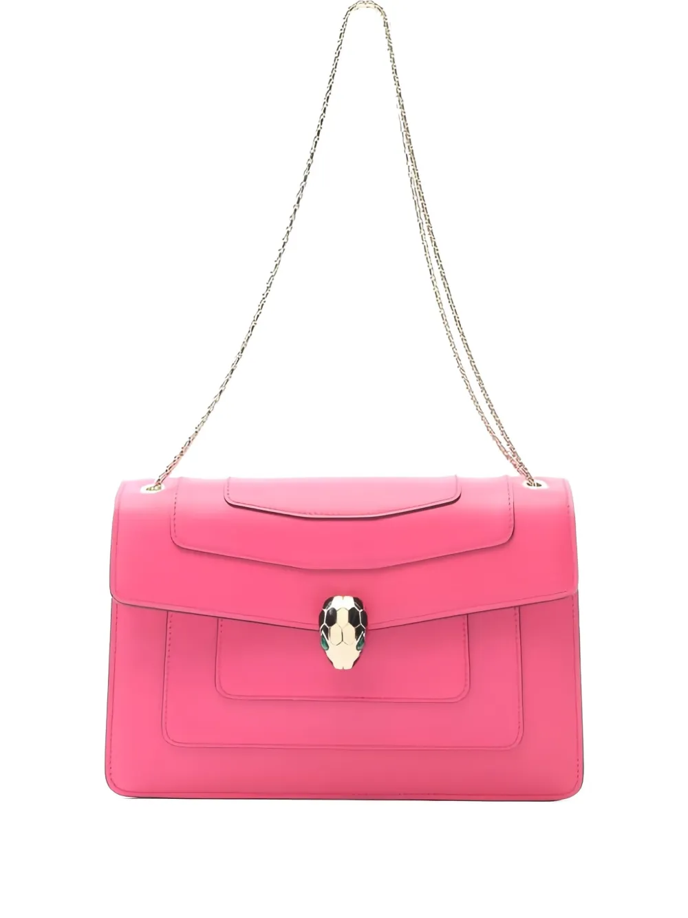 Bvlgari Pre-Owned 2010s Serpenti Forever chain shoulder bag | Pink | Image 1