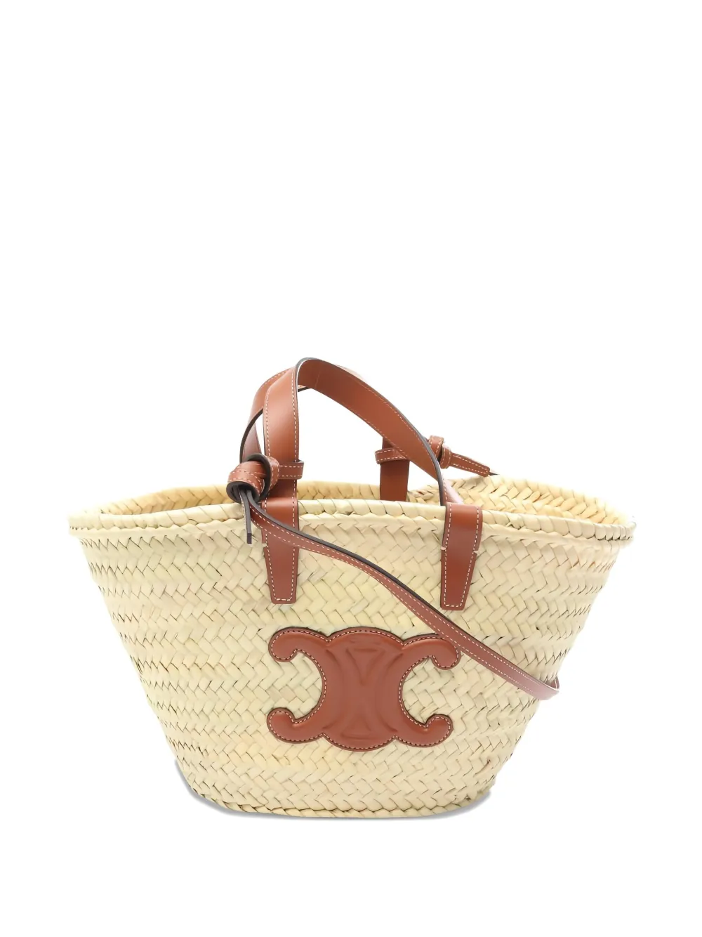 Celine Pre-Owned Teen Triomphe 2way ハンドバッグ - ニュートラル Celine Pre-Owned Teen Triomphe 2way ハンドバッグ - ニュートラル