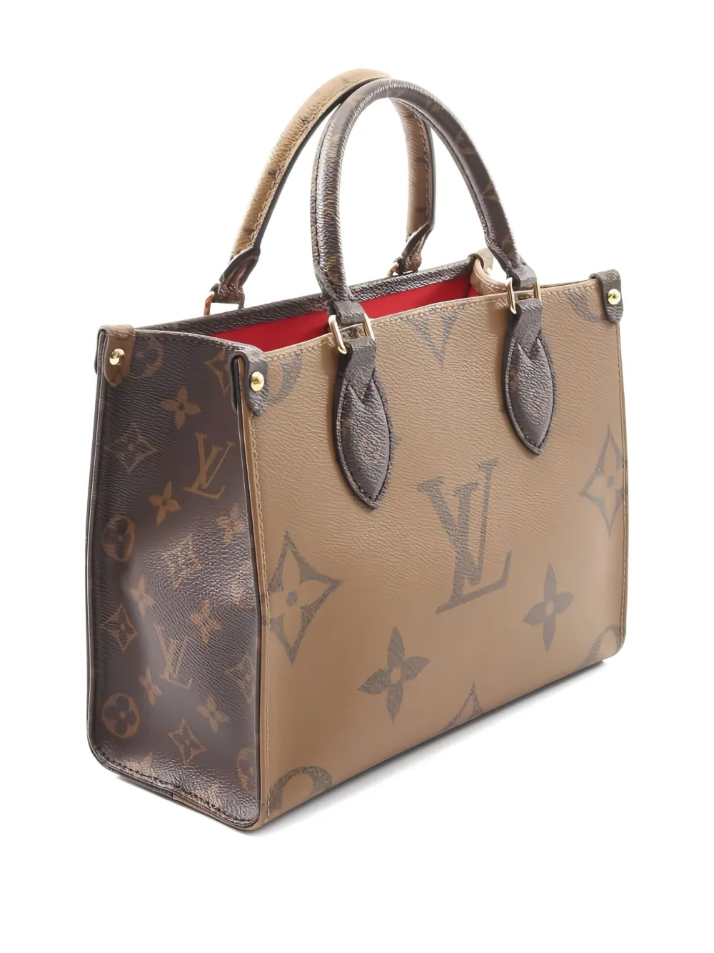 Louis Vuitton Pre-Owned 2021s OnTheGo PM Monogram Reverse tote bag - Bruin
