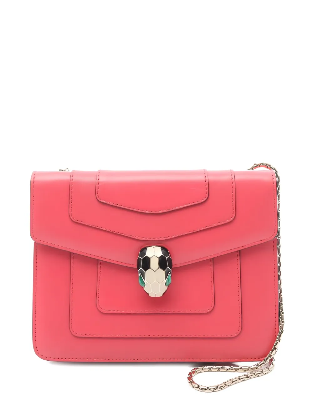 Bvlgari Pre-Owned 2010s Serpenti Forever chain cross body bag | Pink | Image 1