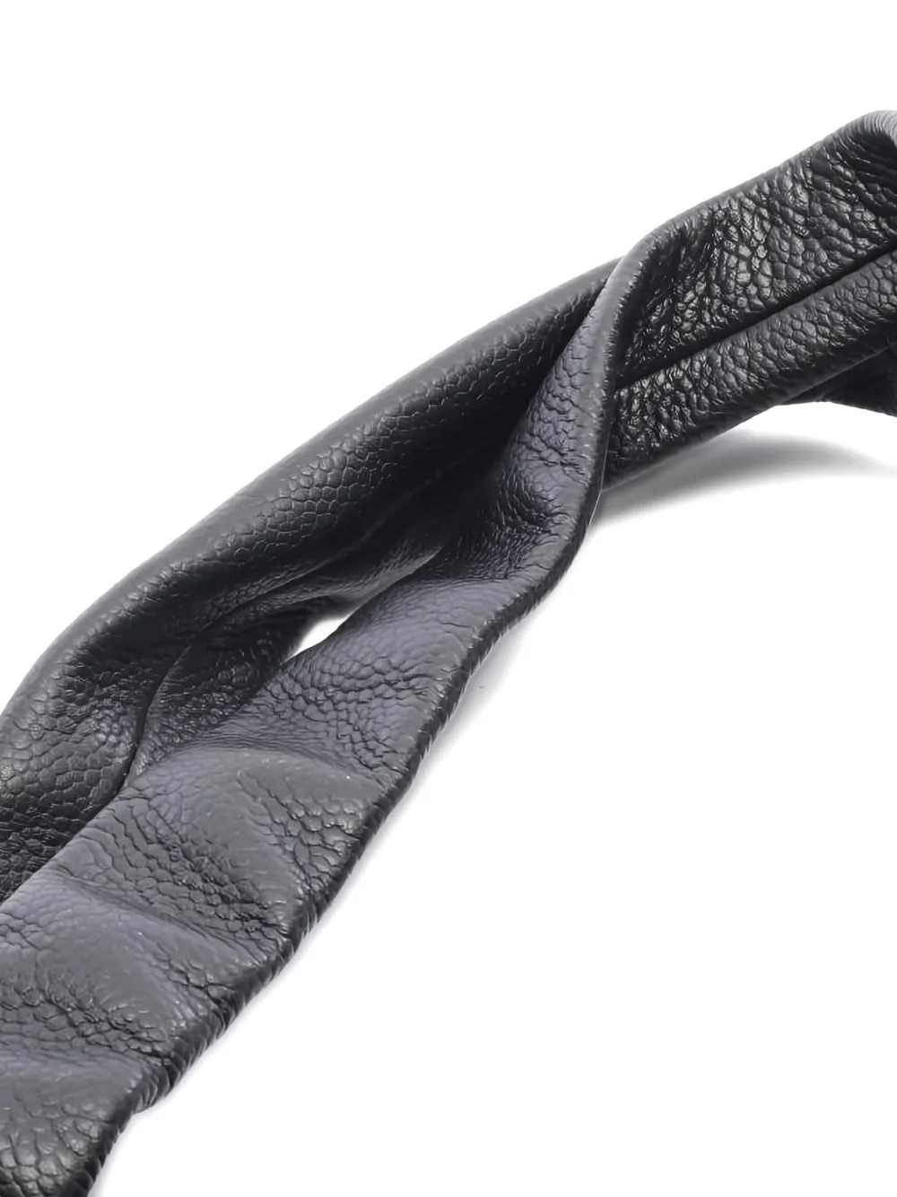 Pre-owned Chanel 2003-2004 Chocolate Bar Silver Shoulder Bag In Black