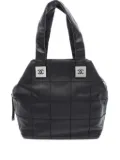 CHANEL Pre-Owned 2003-2004 Chocolate Bar silver shoulder bag - Black