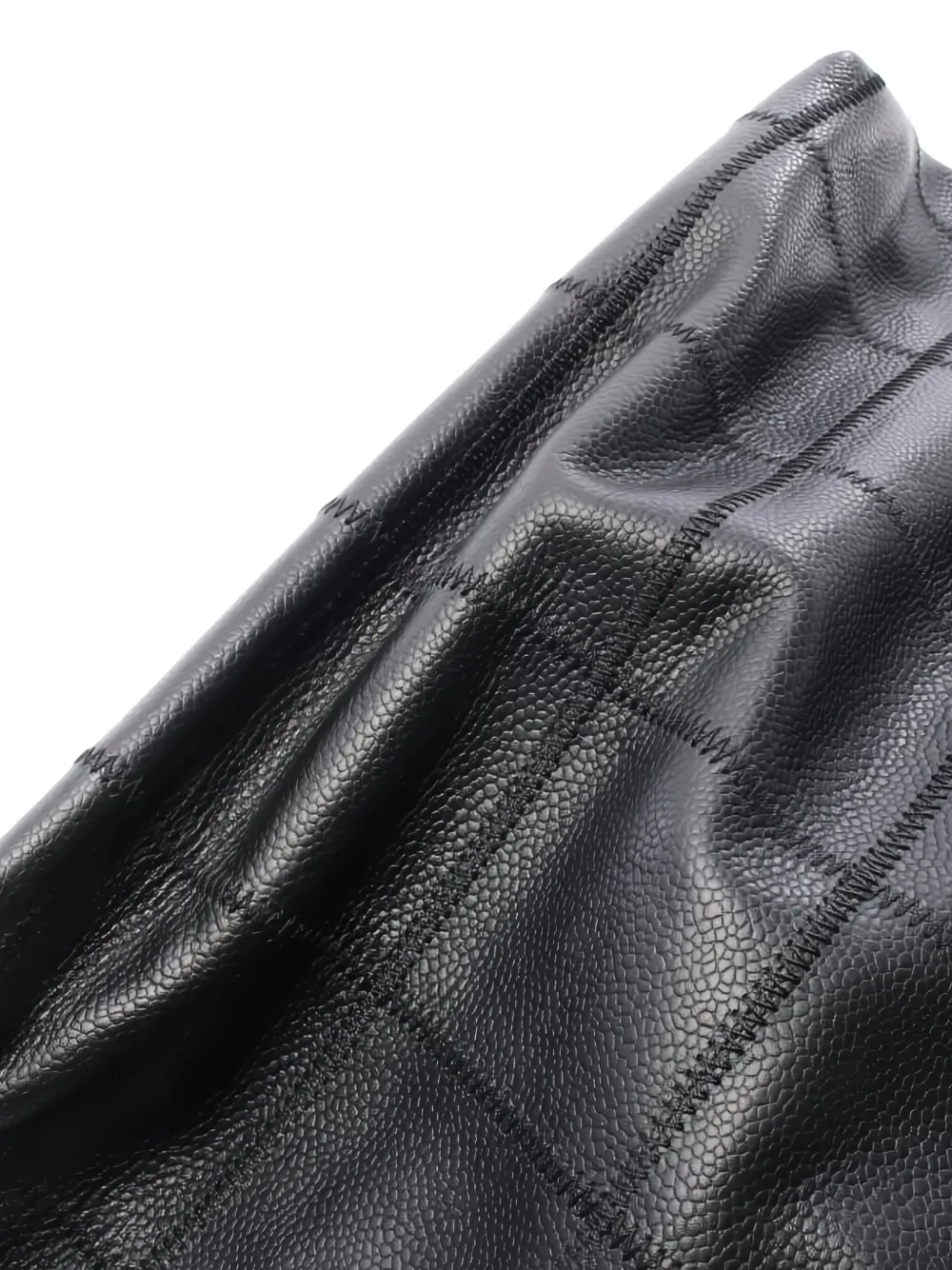 Pre-owned Chanel 2003-2004 Chocolate Bar Silver Shoulder Bag In Black