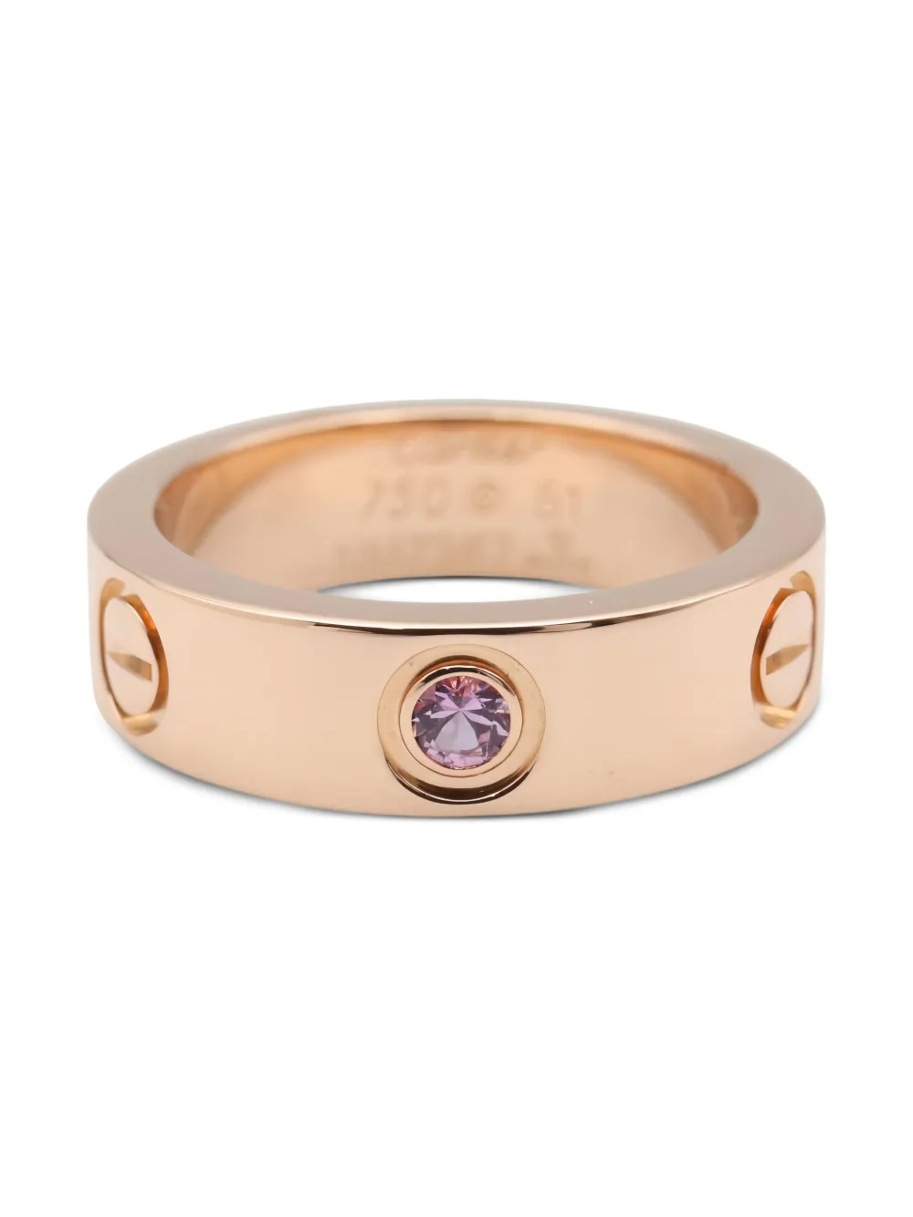 Cartier 18K pink gold Love sapphire ring | Pink | Image 1