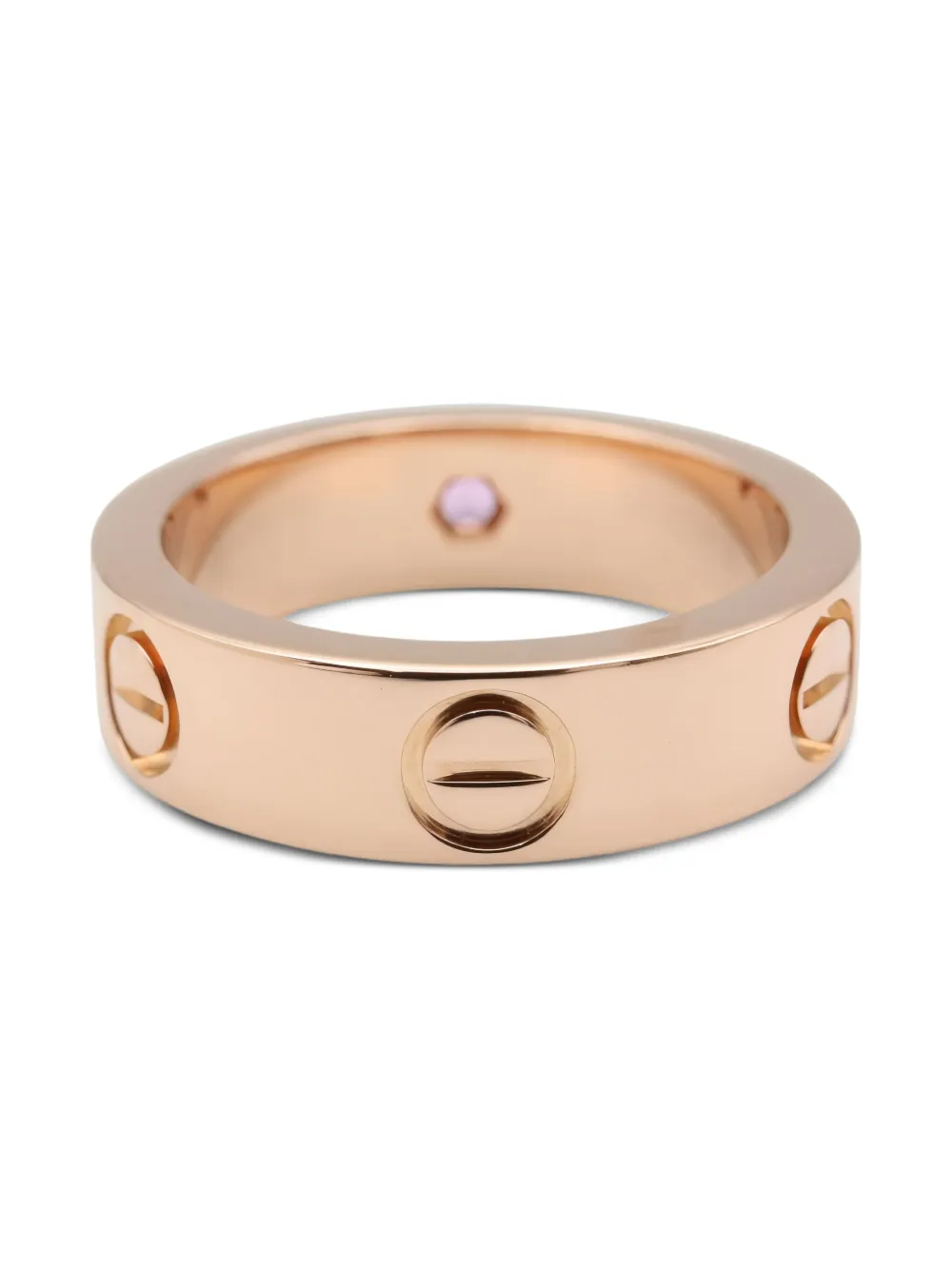 Cartier 18K pink gold Love sapphire ring | Image 2