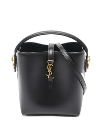 Saint Laurent Pre-Owned レザーハンドバッグ ミニ | ブラック