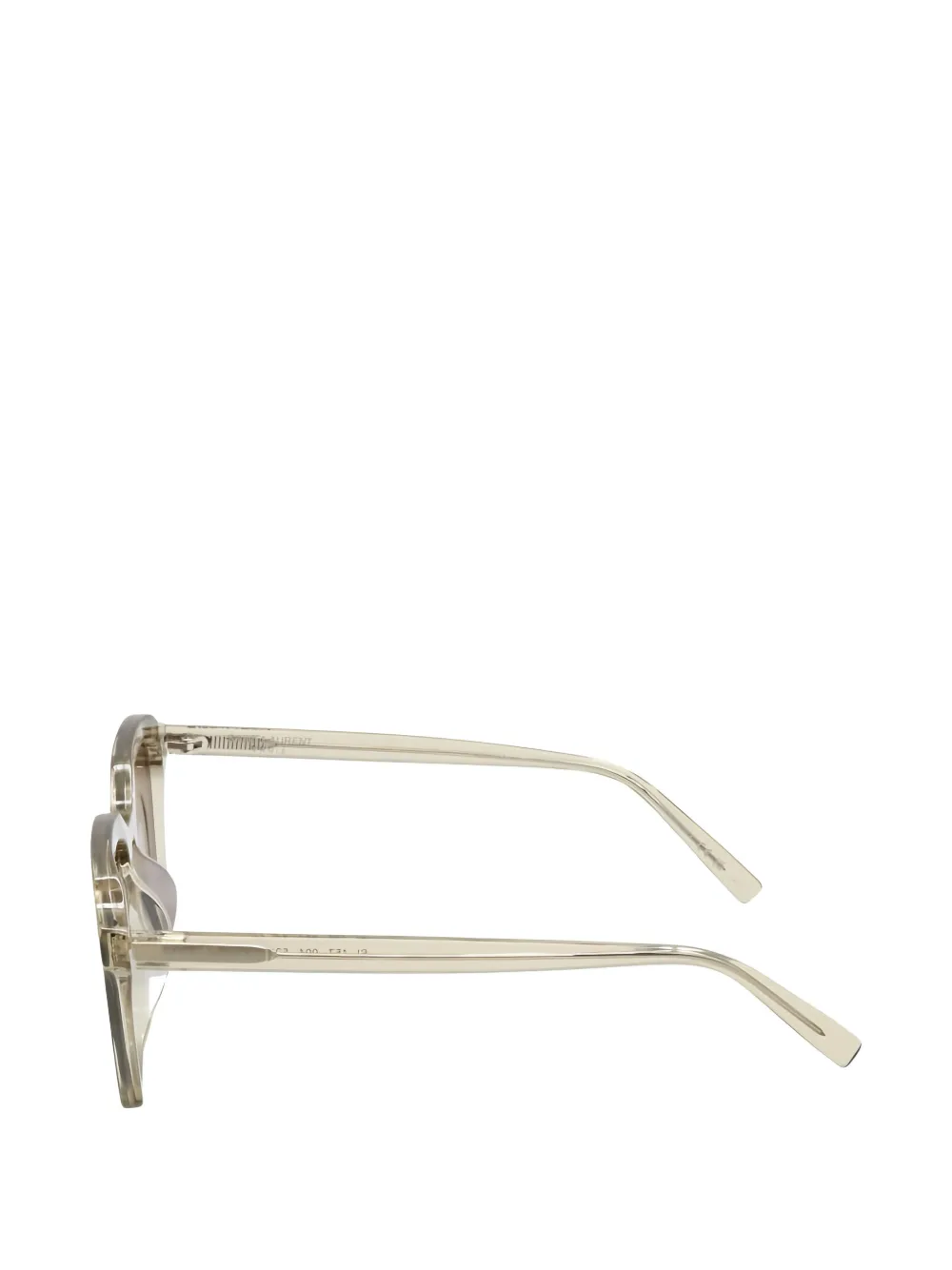 Pre-owned Saint Laurent Square-frame Sunglasses In Brown